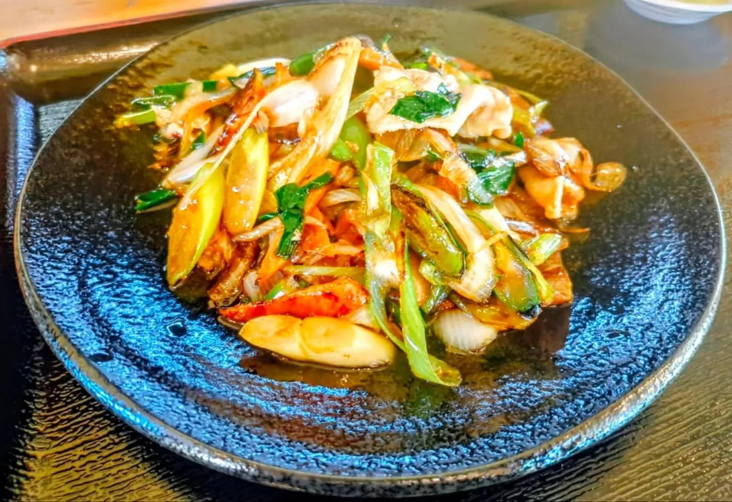 肉と長ネギ炒め🍖⁡